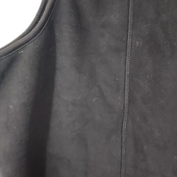 Denim & Company soft warm black fleece lined vest/jacket size 3X NWOT - Picture 6 of 9